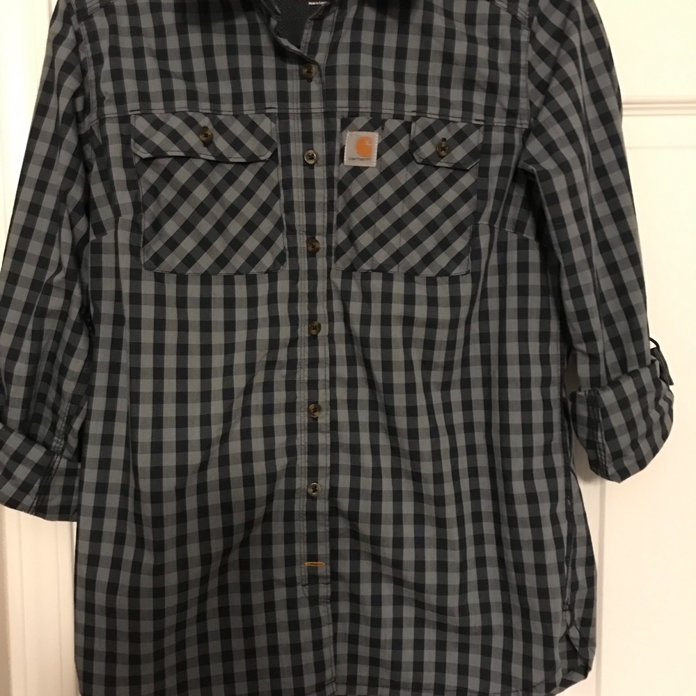 Carhartt force button up